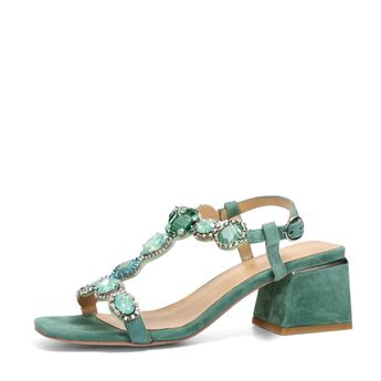 Alma en Pena dámské elegantní sandály - zelené