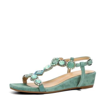 Alma en Pena dámské elegantní sandály - zelené