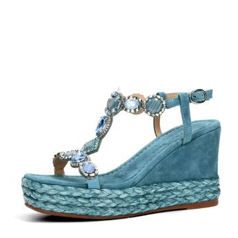 Alma en Pena dámské elegantní sandály - modré