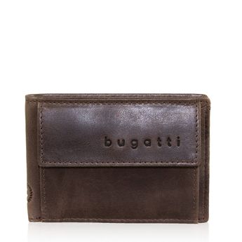 Bugatti pánská kožená peněženka - hnědá