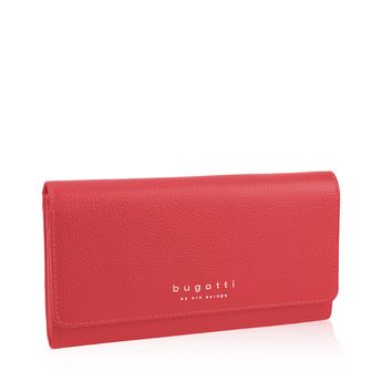 Bugatti dámská kožená praktická peněženka - červená