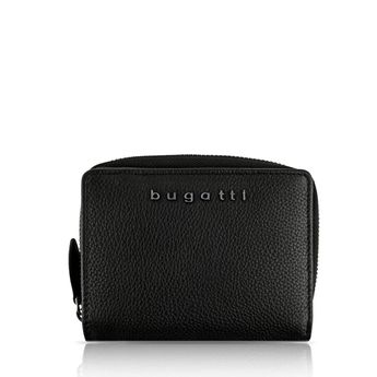 Bugatti dámská kožená peněženka na zip - černá