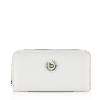Bugatti dámská stylová peněženka na zip - bílá