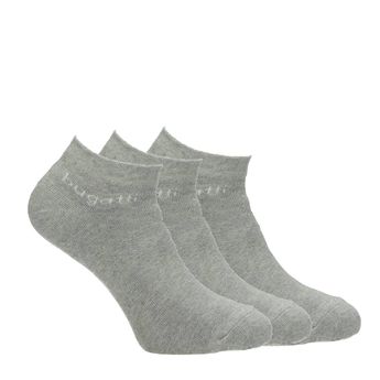 Bugatti pánské kotníkové ponožky - šedé