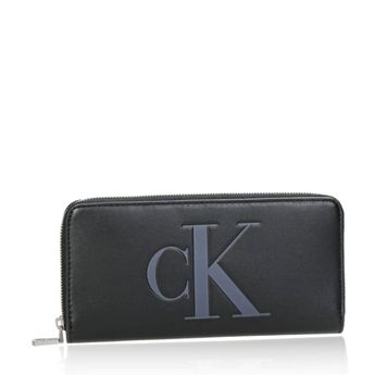 Calvin Klein dámská módní peněženka na zip - černá
