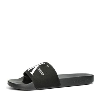Calvin Klein pánské klasické pantofle - černé