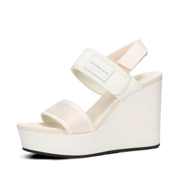 Calvin Klein dámské módní sandály - bílé