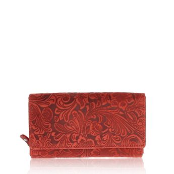 Mercucio dámská stylová peněženka - červená