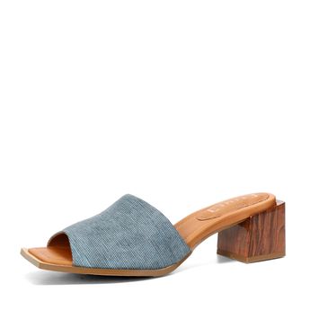 ETIMEĒ dámské denimové pantofle - modré