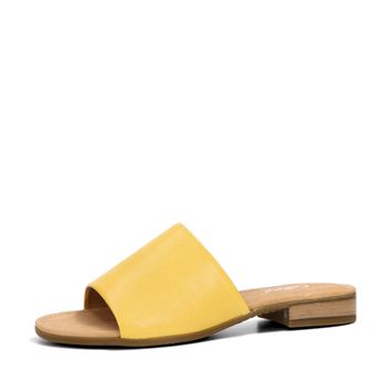 Gabor dámské kožené pantofle - žluté