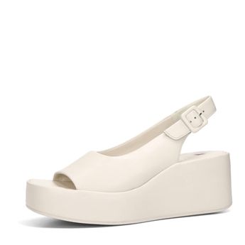 Högl dámské kožené sandály - béžovo bílé