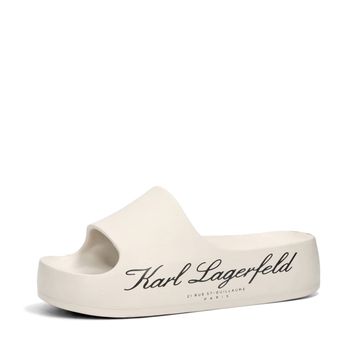 Karl Lagerfeld dámské módní pantofle - béžové