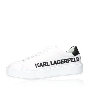 Karl Lagerfeld pánské kožené tenisky - bílé