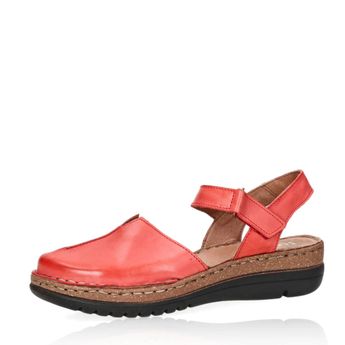 Robel dámské kožené sandály - červené