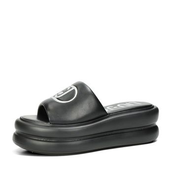 Liu Jo dámské stylové pantofle na hrubé podrážce  - černé