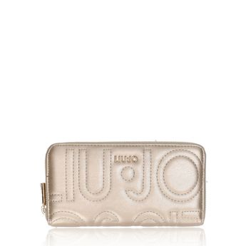 Liu Jo dámská stylová peněženka na zip - zlatá