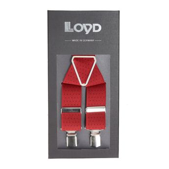 Lloyd  pánské stylové šle - červené