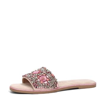 Marco Tozzi dámské stylové pantofle - růžové