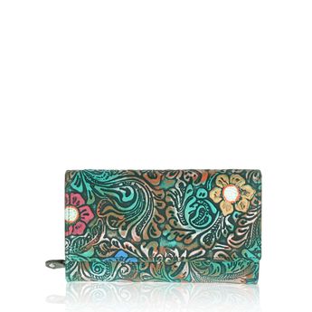 Mercucio dámská peněženka s květinovým motivem - pestrobarevná