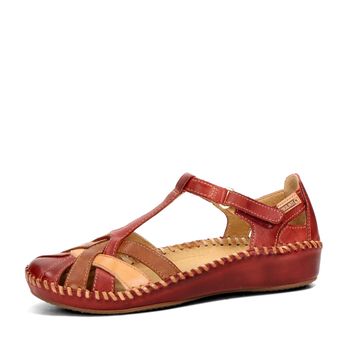 Pikolinos dámské kožené sandály - bordó