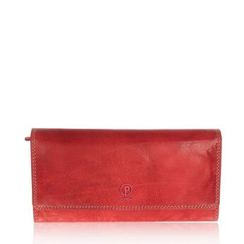 Poyem dámská kožená peněženka - červená