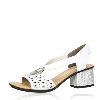 Rieker dámské stylové sandály - bílé