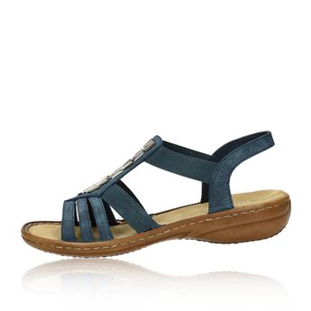 Rieker dámské stylové sandály - tmavomodré
