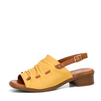 Robel dámské kožené sandály - žluté
