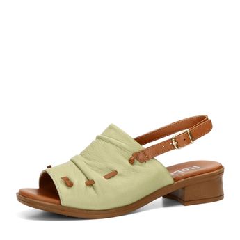Robel dámské kožené sandály - zelené
