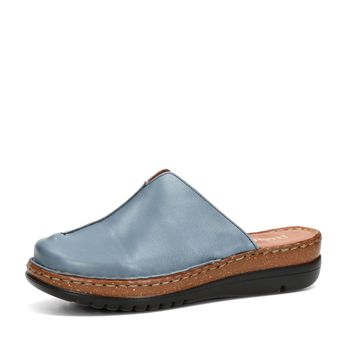 Robel dámské kožené pantofle - modré