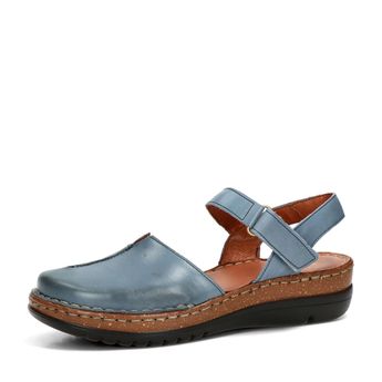 Robel dámské kožené sandály - modré