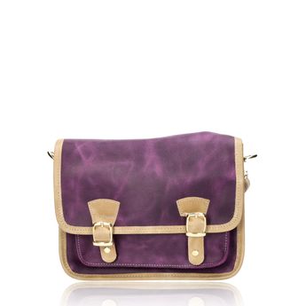 Robel dámská kožená kabelka - fialová