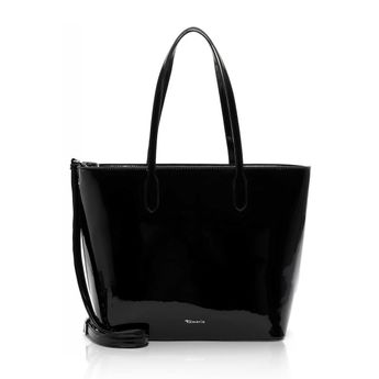 Tamaris dámská lakovaná kabelka - černá