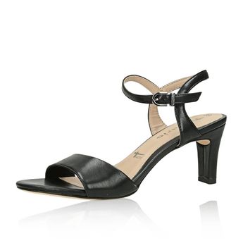 Tamaris dámské  sandály s řemínkem - černé