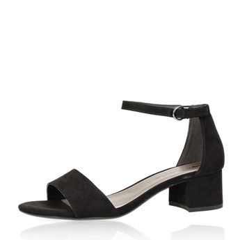 Tamaris dámské stylové sandály na suchý zip - černé
