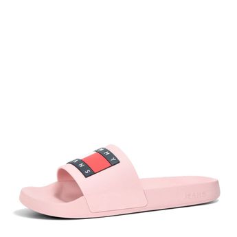 Tommy Hilfiger dámské klasické pantofle - růžové